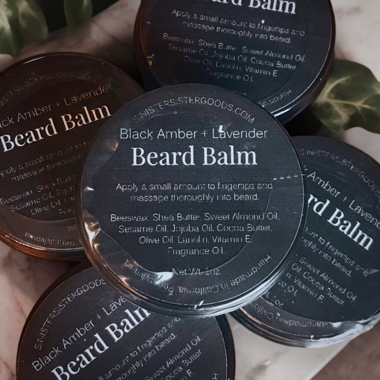 Beard Balm - Black Amber Lavender