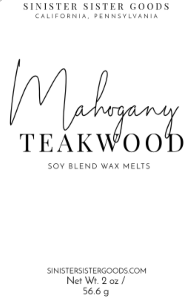 Mahogany Teakwood Wax Melt